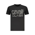Black Cotton Men T-Shirt