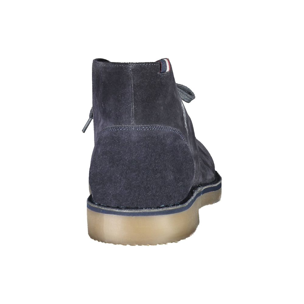 Blue Leather Men's Boot