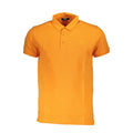 Arancione Cotton Men Polo