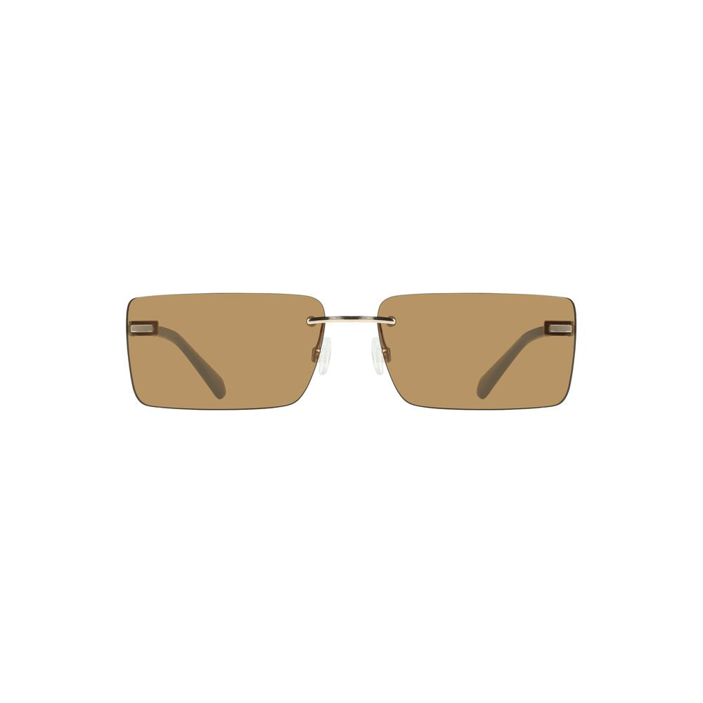 Calvin Klein Beige Metal Women Sunglasses