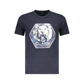 Blu Cotton Men T-Shirt