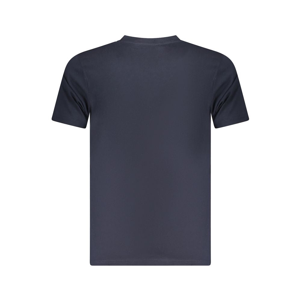 Blu Cotton Men T-Shirt