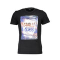 Black Cotton Men's T-Shirt