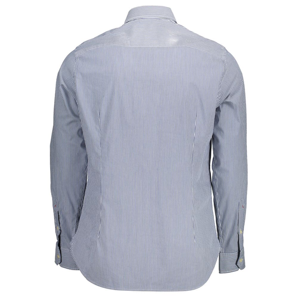 Blue Cotton Men's Shirt