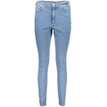 Azzurro Cotton Women Jeans