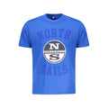 Blue Cotton Men's T-Shirt