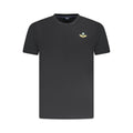 Black Cotton Men T-Shirt