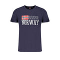 Blue Cotton Mens T-Shirt