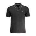 Black Cotton Men's Polo Shirt