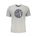 North Sails Brown Cotton Men T-Shirt
