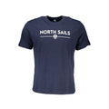 Blue Cotton Men T-Shirt
