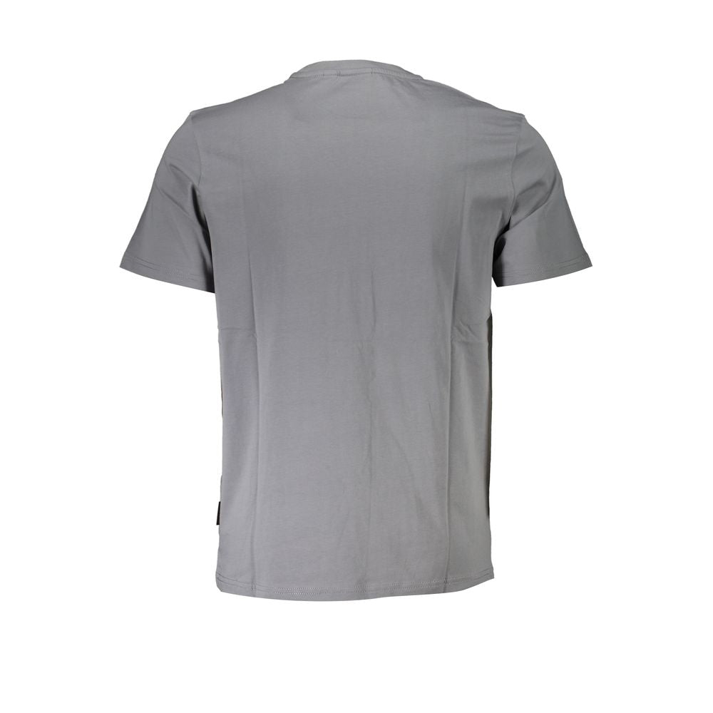 Brown Cotton Men T-Shirt