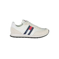 Bianco Polyester Men Sneaker