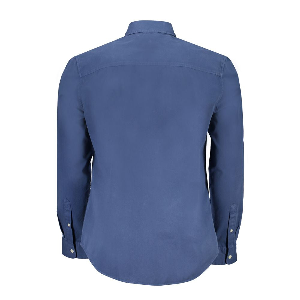 Blue Organic Cotton Men Shirt