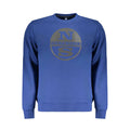 North Sails Blue Cotton Men Sweater