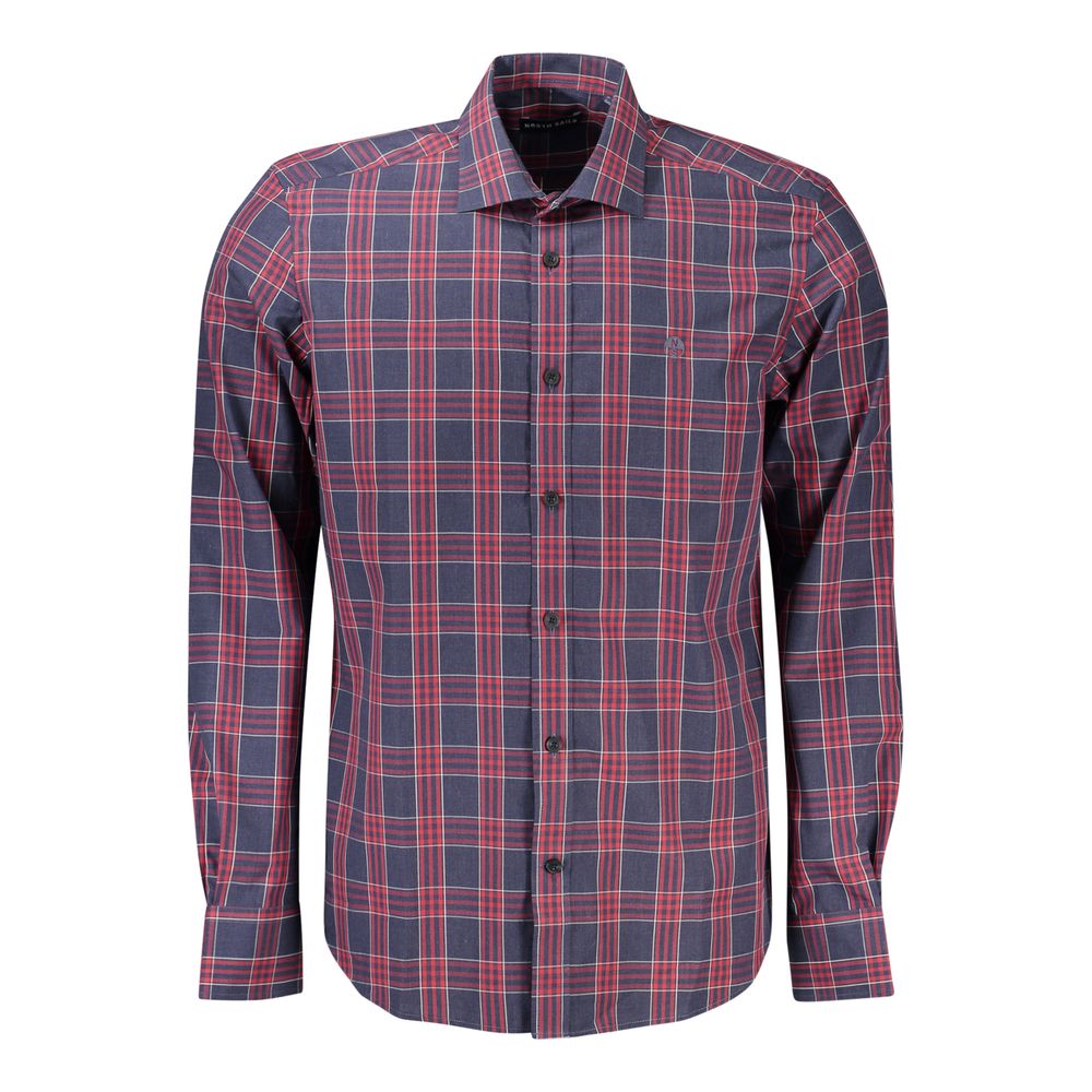Blue Cotton Men's Shirt