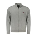 Blu Poliammide Uomo Cardigan