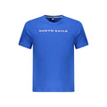 Blue Cotton Men T-Shirt