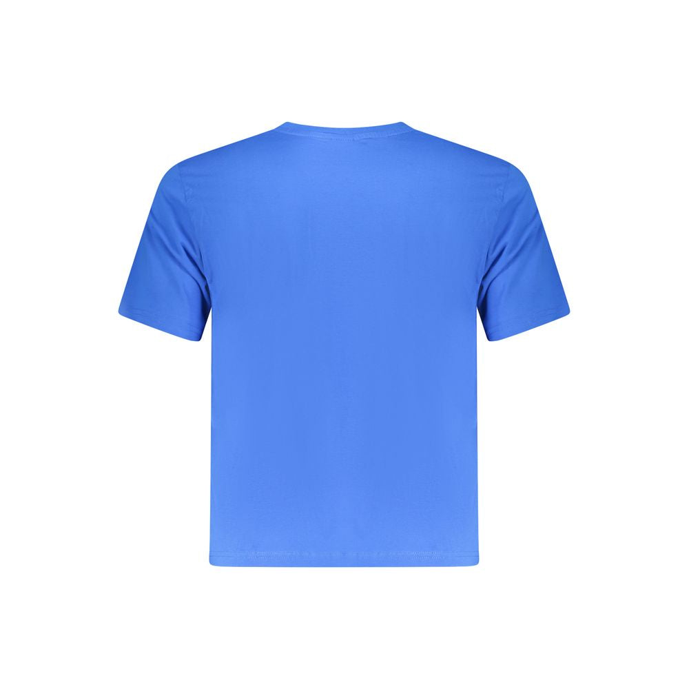 Blue Cotton Men's T-Shirt