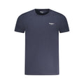 Blu Cotton Men T-Shirt