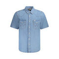Azzurro Cotton Men Shirt