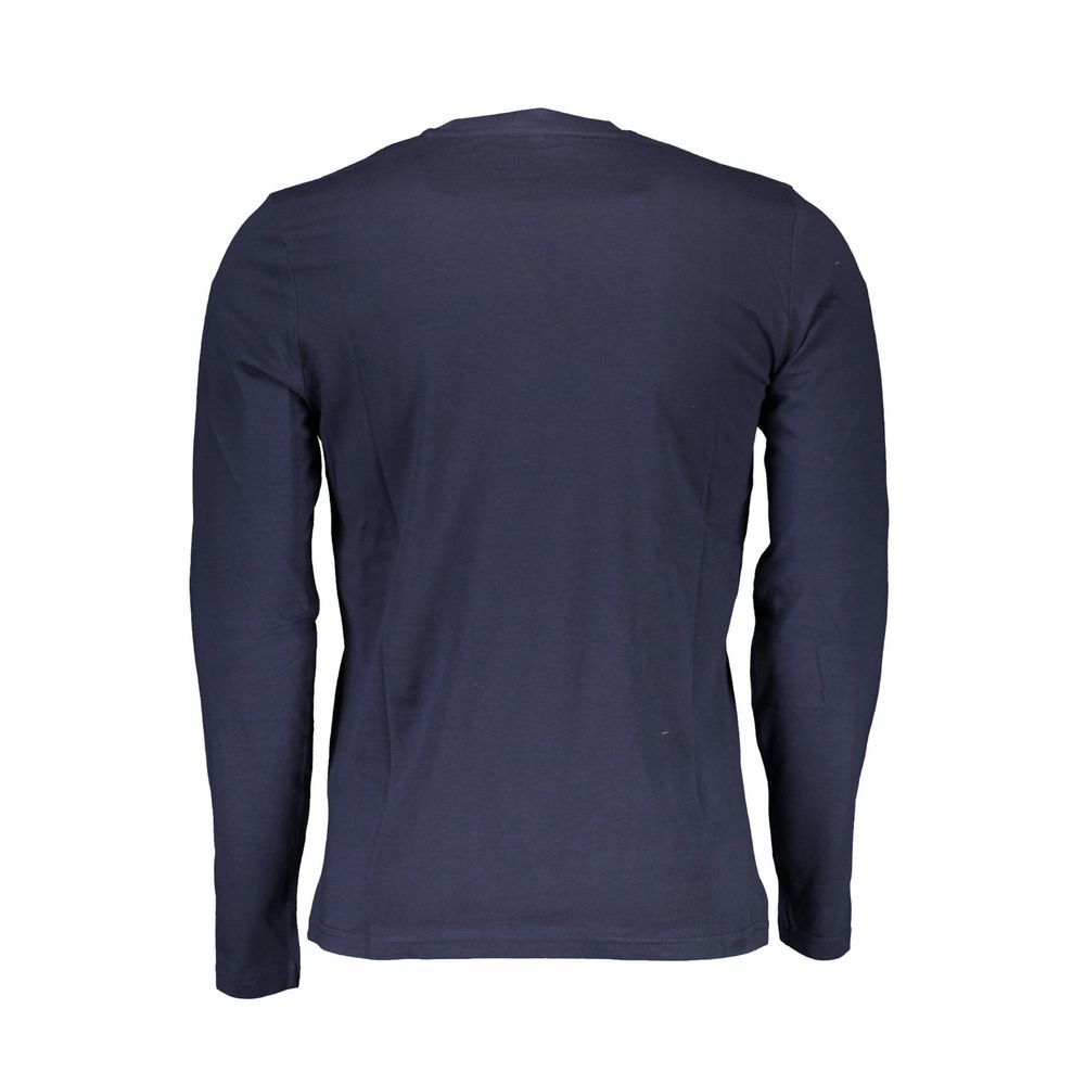Blu Cotton Men T-Shirt