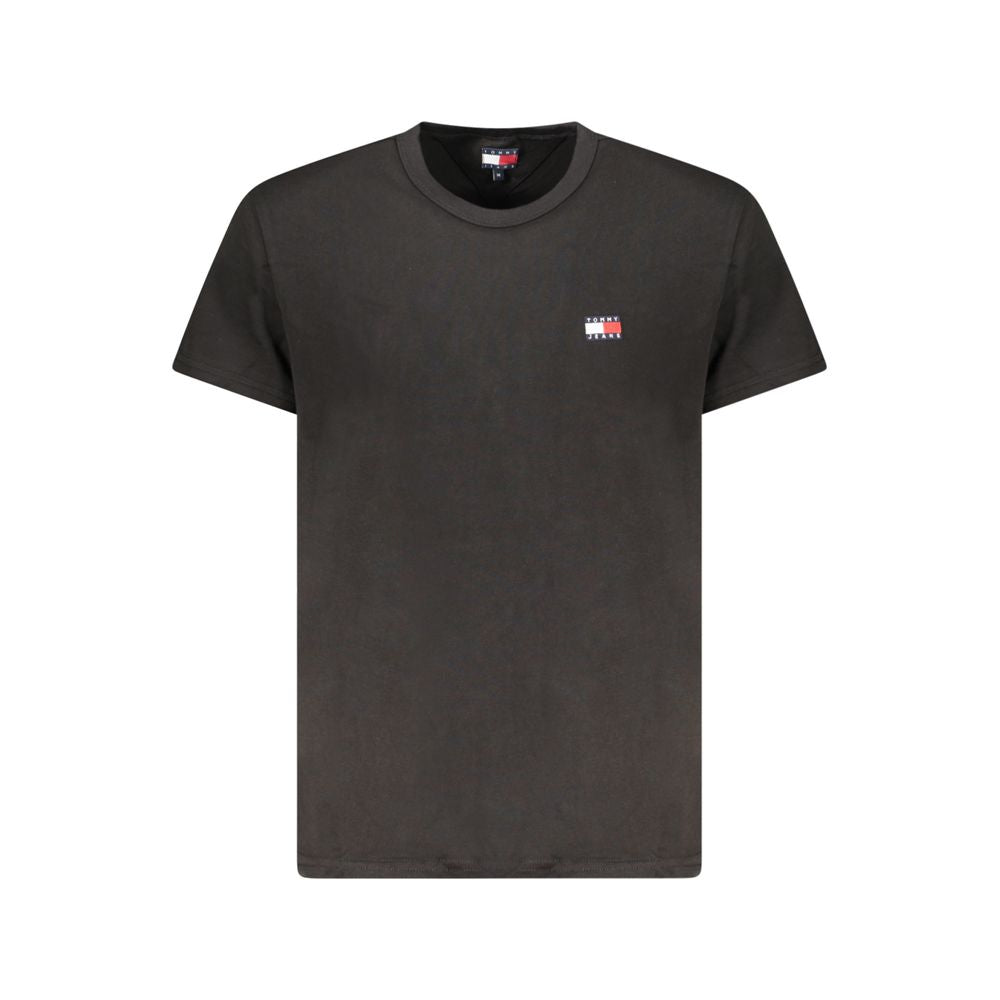 Black Cotton Men's T-Shirt