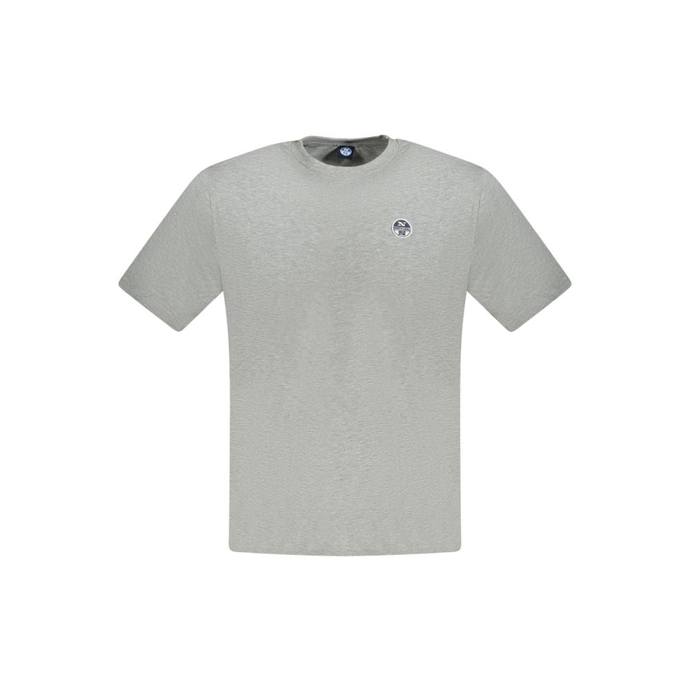Grigio Cotton Men T-Shirt