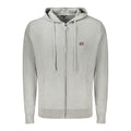 Grigio Poliammide Men's Cardigan