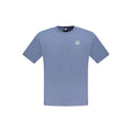 Blue Cotton Men T-Shirt
