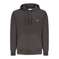 Black Cotton Men's Hoodie