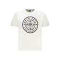 White Cotton Men T-Shirt