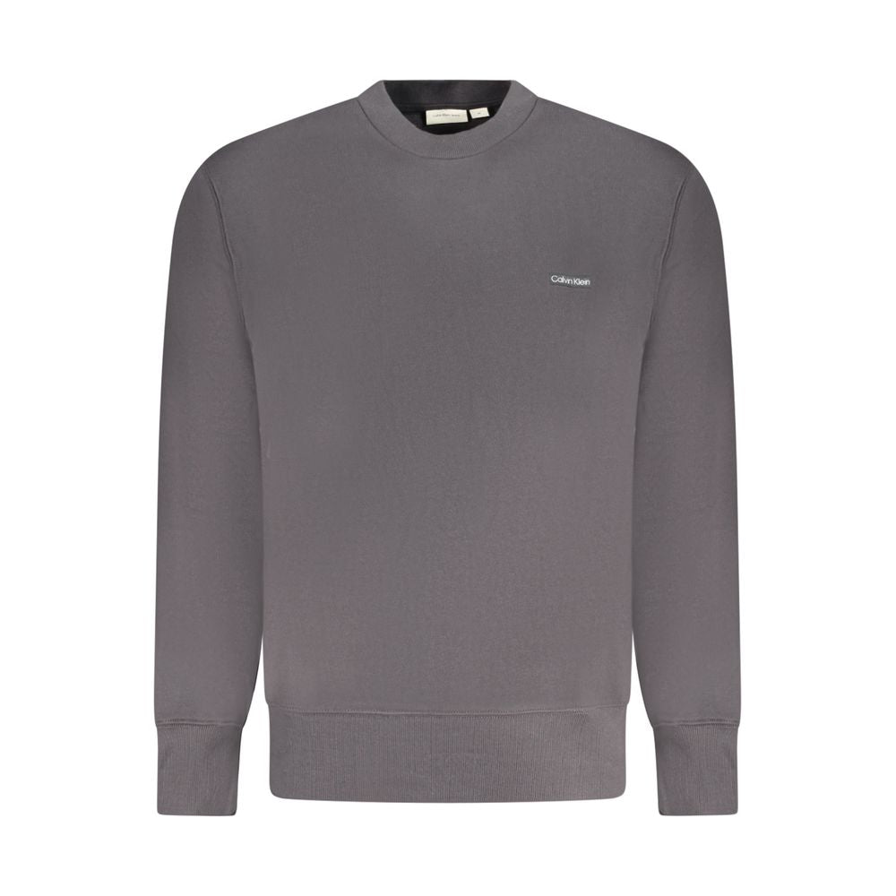 Black Cotton Men's Sweatshirt