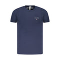 Blue Cotton Men's T-Shirt