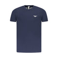 Blue Cotton Men T-Shirt