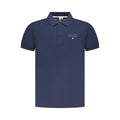 Navy Cotton Men Polo