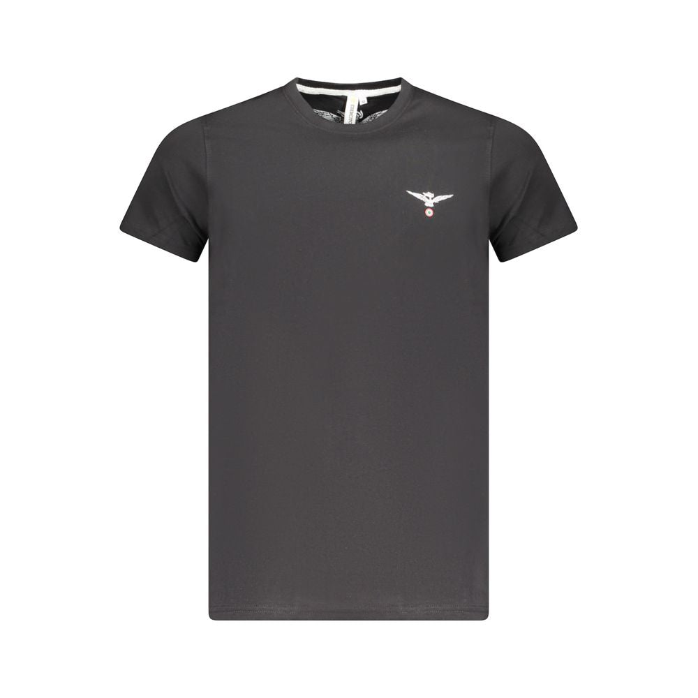 Black Cotton Men's T-Shirt