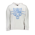 White Cotton Men's Hooded Sweatshirt