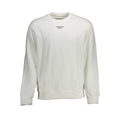 White Cotton Men Sweatshirt