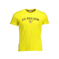 Yellow Cotton Men's T-Shirt