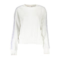 White Cotton Women Sweatshirt