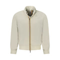 Beige Nylon Jackets & Coat