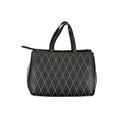 Mario Valentino Nero Poliuretano Donna Bag with Adjustable and Removable Strap