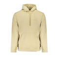 Beige Cotton Men Sweatshirt