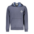 Blue Cotton Men's Hoodie
