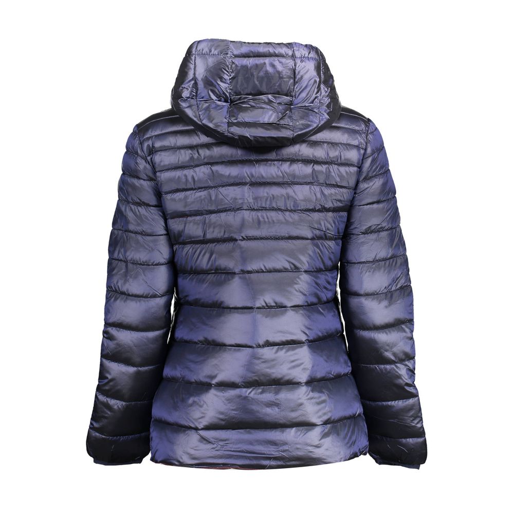 Blue Nylon Womens Jacket