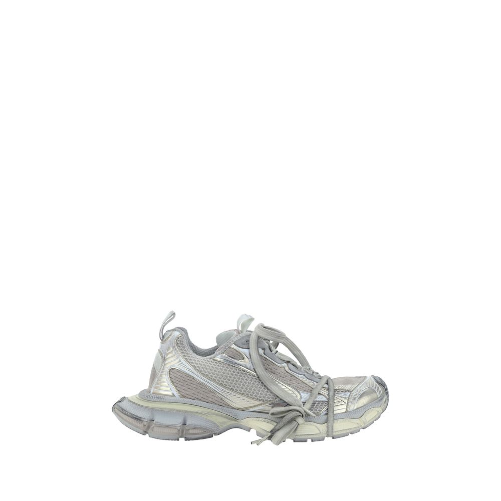 Gray Polyethylene Chunky Sneakers