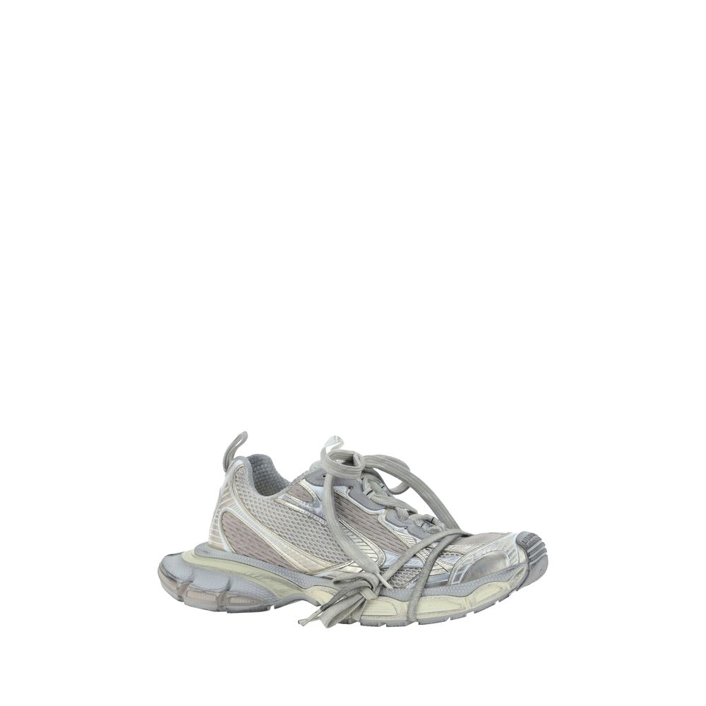 Gray Polyethylene Chunky Sneakers