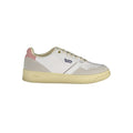White Polyurethane Women Sneaker
