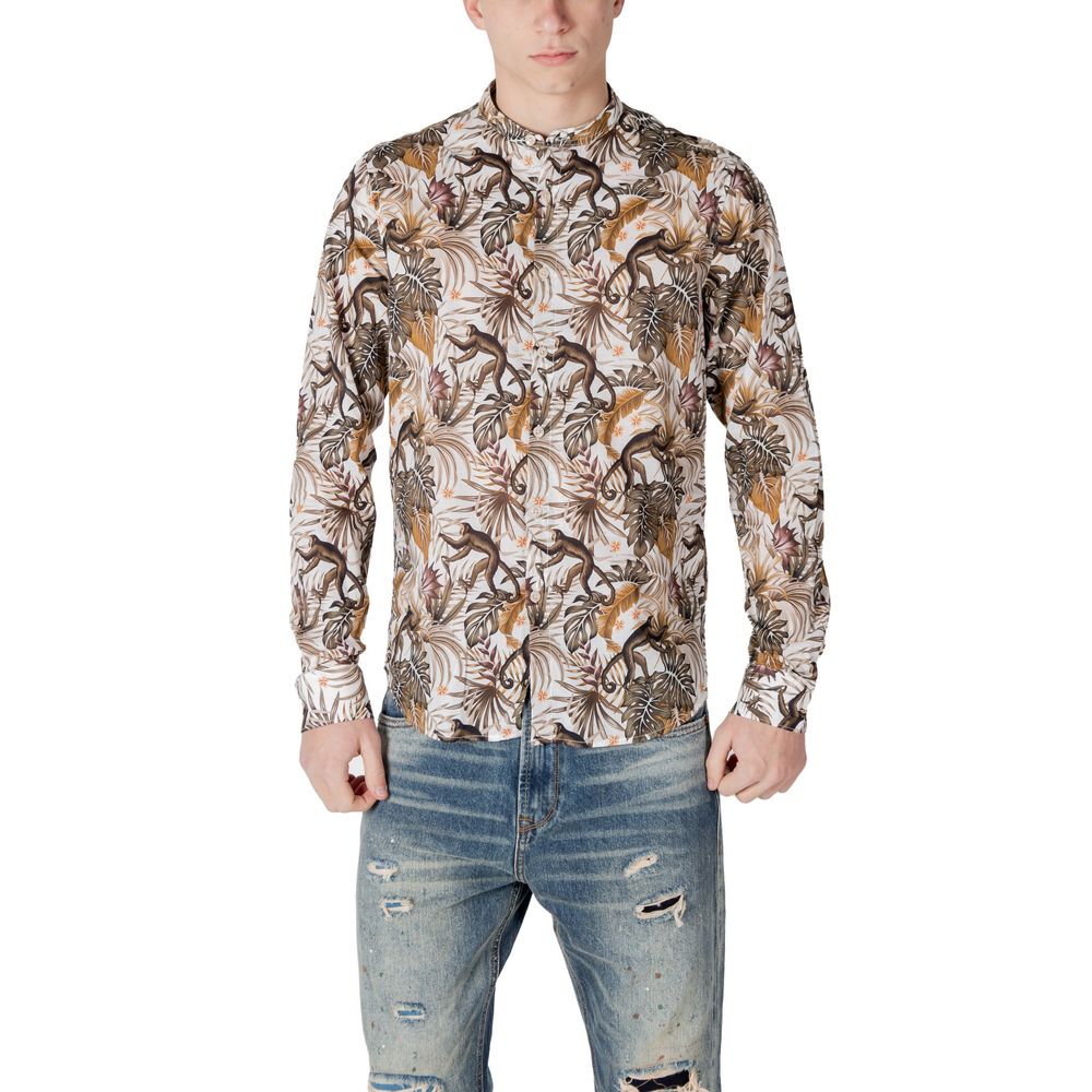 Multicolor Cotton Pattern Shirt